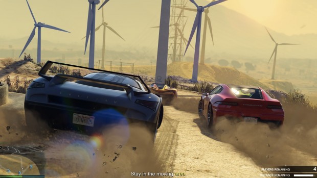 Freemode Event im Onlinemodus von GTA 5 (Bild: Rockstar Games)