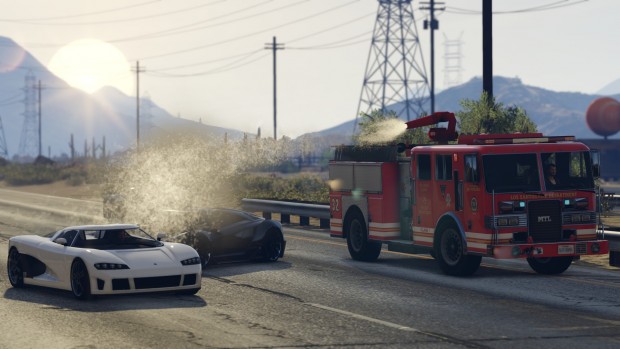 Freemode Event im Onlinemodus von GTA 5 (Bild: Rockstar Games)