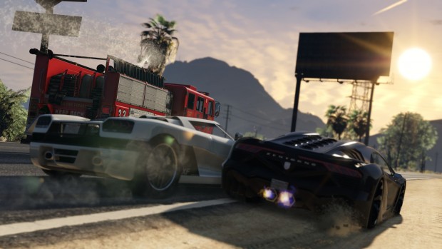Freemode Event im Onlinemodus von GTA 5 (Bild: Rockstar Games)