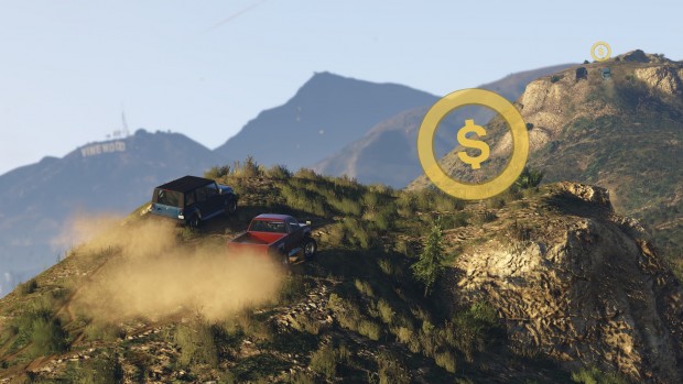 Freemode Event im Onlinemodus von GTA 5 (Bild: Rockstar Games)