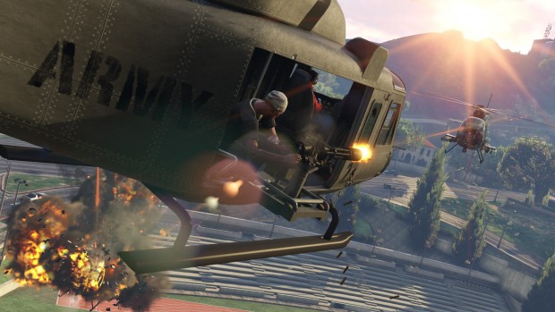 Freemode Event im Onlinemodus von GTA 5 (Bild: Rockstar Games)