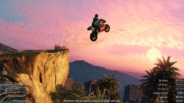 Freemode Event im Onlinemodus von GTA 5 (Bild: Rockstar Games)