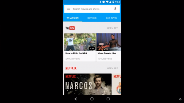 Neue Chromecast-App (Screenshot Golem.de)