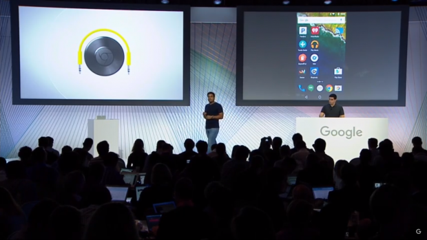 Chromecast Audio (Screenshot Golem.de)