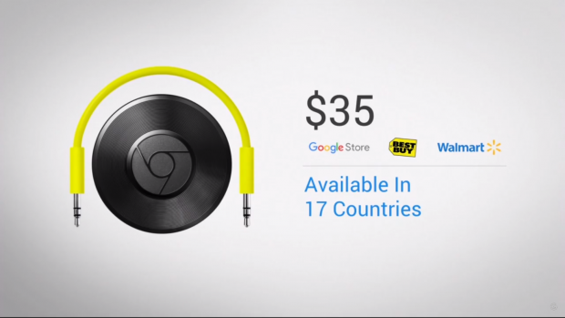 Chromecast Audio (Screenshot Golem.de)