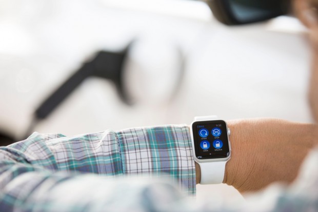 Die Myford-Mobile-App auf einer Apple Watch (Bild: Ford)