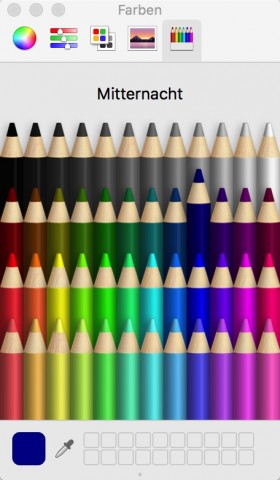 Der Farbw&auml;hler unter OS X 10.11 El Capitan (Bild: Golem.de)