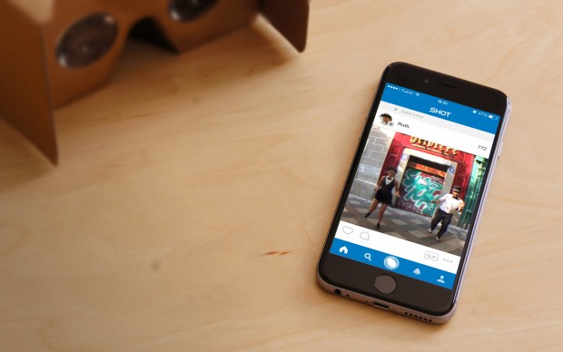 Die zum Shot-Adapter passende App, mit der Inhalte auch geteilt werden k&ouml;nnen. (Bild: Shot)