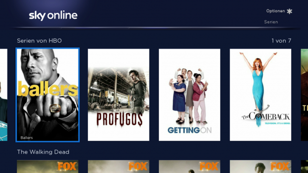 Die Rubrik der HBO-Serien von Sky Online (Screenshot: Golem.de)