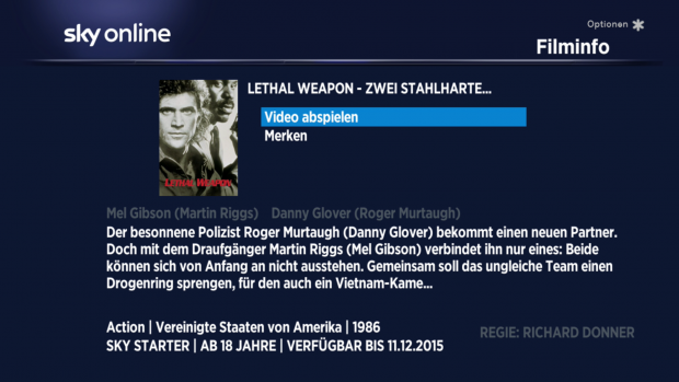 Auch hier fehlt die M&ouml;glichkeit, die n&auml;chste Folge der Filmreihe aufzurufen. (Screenshot: Golem.de)