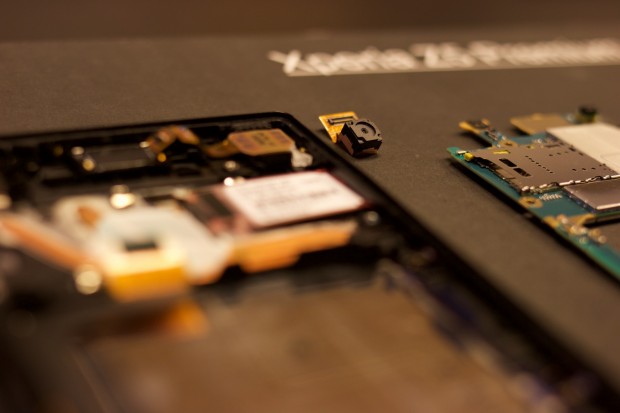 Frontkamera in der Xperia-Z5-Modellreihe (Bild: Michael Wieczorek/Golem.de)