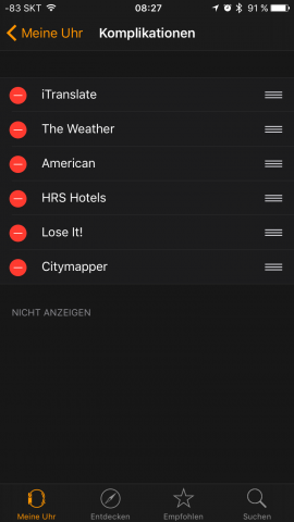 Welche Apps Komplikationen beherrschen, wei&szlig; der Anwender jedoch erst nach der Installation der App. (Screenshot: Golem.de)