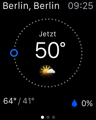 The Weather Channel nutzt auch Time Travel. Per Krone ... (Screenshot: Golem.de)
