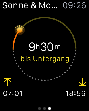 Das funktioniert auch mit dem Sonnenuntergang... (Screenshot: Golem.de)