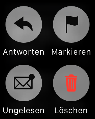 ... k&ouml;nnen jetzt auf der Uhr beantwortet werden. (Screenshot: Golem.de)