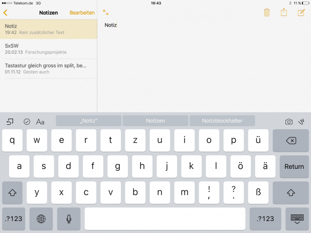 Die Tastatur bietet zus&auml;tzliche M&ouml;glichkeiten,... (Screenshot: Golem.de)