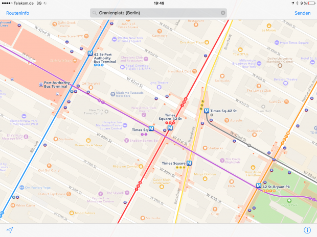Gerade dort spart man durch die richtige Wahl des Eingangs viel Zeit. (Screenshot: Golem.de)