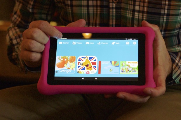 Das neue Fire Tablet Kids Edition (Bild: Michael Wieczorek/Golem.de)