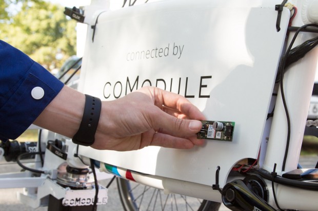 Comodule hat es mit selbst entwicklter Hardware ausgestattet. (Foto: Martin Wolf/Golem.de)