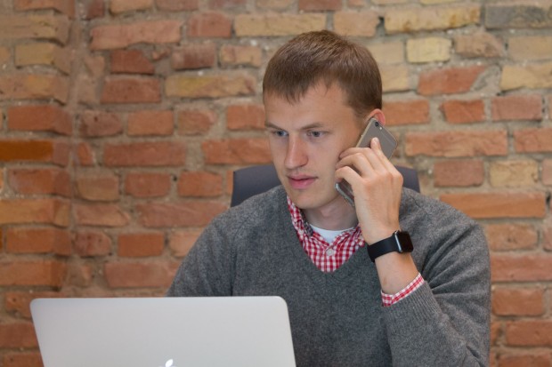 Welix Klaas im Hauptquartier von Comodule in Berlin. (Foto: Martin Wolf/Golem.de)