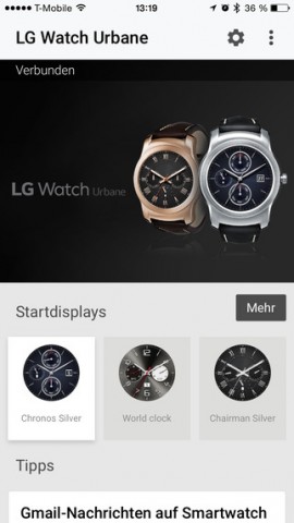 iOS-App f&uuml;r Android Wear (Bild: Google)
