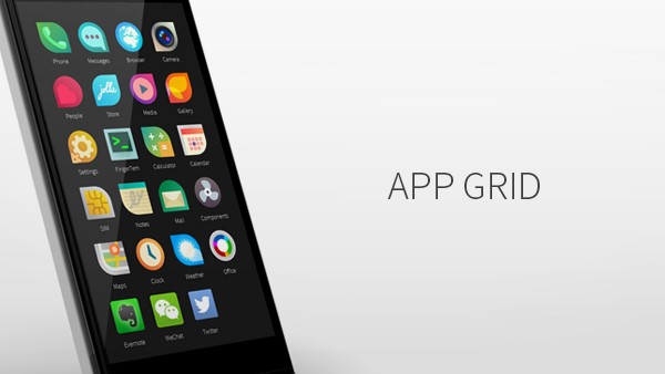 Die Basis-Ansichten von Sailfish OS 2.0 (Bild: Jolla)