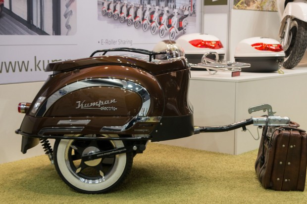 Der zweirädrige ist für Lieferdienste gedacht. (Foto: Werner Pluta/Golem.de)