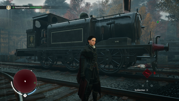 Eisenbahnen spielen eine wichtige Rolle in Syndicate. (Screenshot: Golem.de)