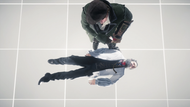 Nach einem Anschlag treffen wir das Opfer in einer Zwischensequenz. (Screenshot: Golem.de)