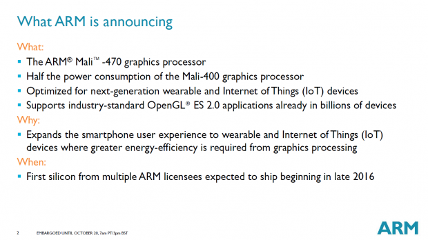 Pr&auml;sentation zur Mali 470 (Bild: ARM)