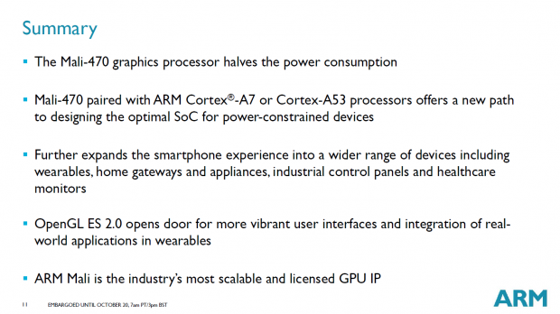 Pr&auml;sentation zur Mali 470 (Bild: ARM)