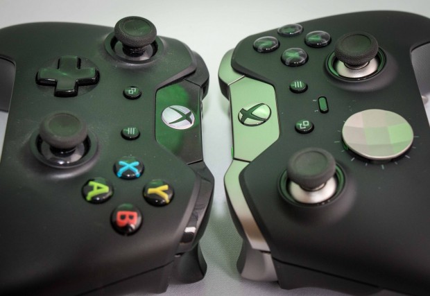 Direkter Vergleich mit dem Standard-Gamepad (Foto: Katja H&ouml;hne/Golem.de)