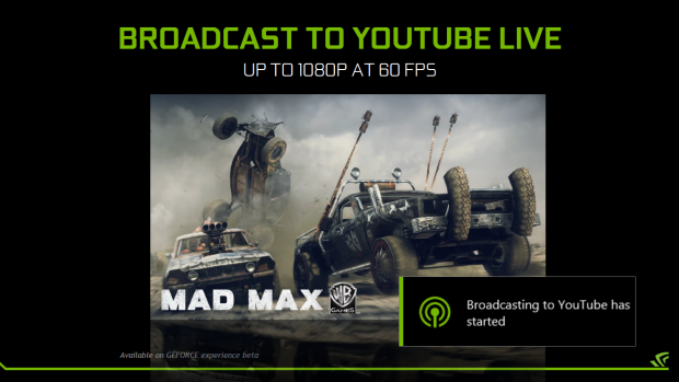 Youtube-Streaming mit 1080p60 (Bild: Nvidia)