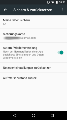 In Android 6.0 lassen sich alle Netzwerkeinstellungen zur&uuml;cksetzen.(Screenshot: Golem.de)