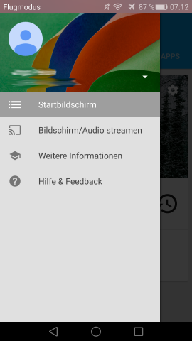 Neue Chromecast-App (Screenshot: Golem.de)