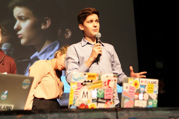 CCC erklärt das Projekt "Germany says Welcome" (Bild: Leonard Wolf/Lizenz: CC-BY 3.0)