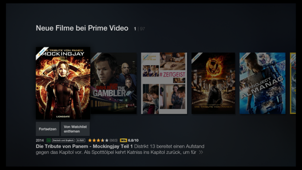 Liste neuer Prime-Filme (Screenshot: Golem.de)