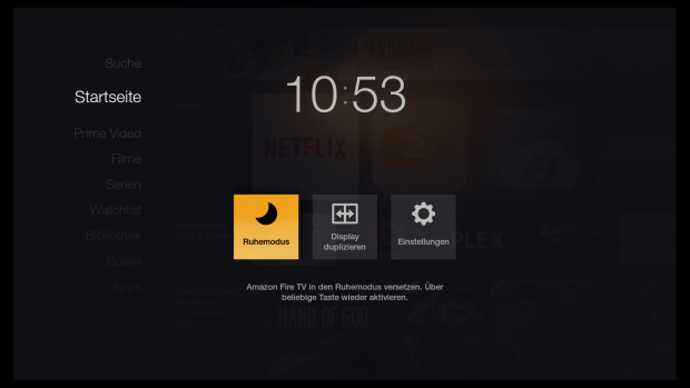 Langes Dr&uuml;cken des Home-Buttons &ouml;ffnet diesen Dialog. (Screenshot: Golem.de)