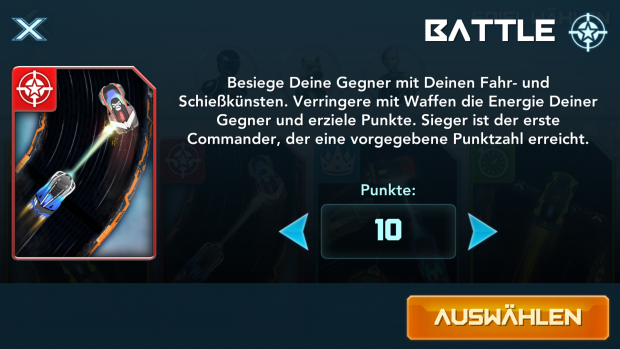 Nachdem eine Disziplin ausgew&auml;hlt wurde, k&ouml;nnen Siegbedingungen ausgew&auml;hlt werden. (Bild: Alexander Merz/Golem.de)