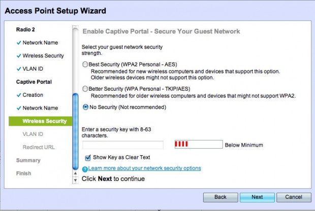 Mehrere Cisco Access Points erlauben die einfache Einrichtung eines sogenannten Captive Portals. 