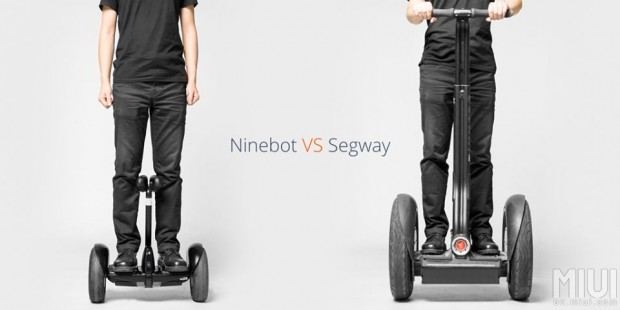 Ninebot Mini im Vergleich mit dem Segway (Bild: Ninebot)