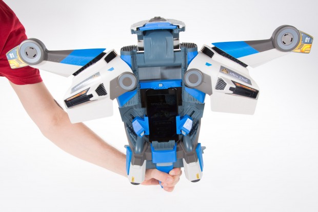 Im Actionmodus blustert sich die Space Hawk auf. (Foto: Martin Wolf/Golem.de)