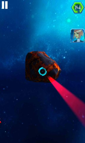 Und schiessen danach noch ein paar Asteroiden per Laser ab. (Foto: Alexander Merz/Golem.de)