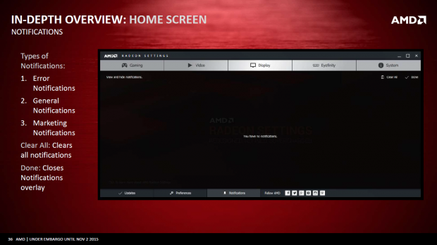 Pr&auml;sentation zur neuen Radeon Software und den neuen Radeon Settings (Bild: AMD)