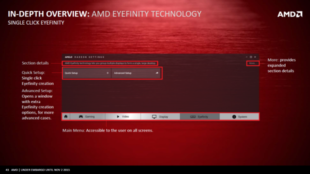 Pr&auml;sentation zur neuen Radeon Software und den neuen Radeon Settings (Bild: AMD)