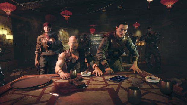 Ein Abstecher in eine asiatische Suppenküche endet mit einer Schießerei - natürlich. (Screenshot: Golem.de)