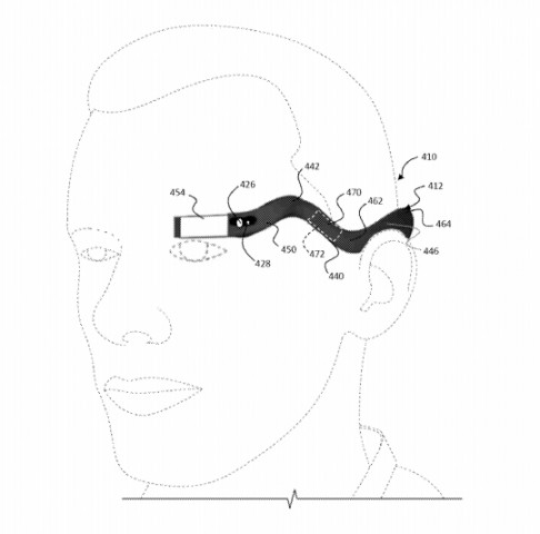 Das Wearable aus der Patentschrift (Bild: USPTO/Google)