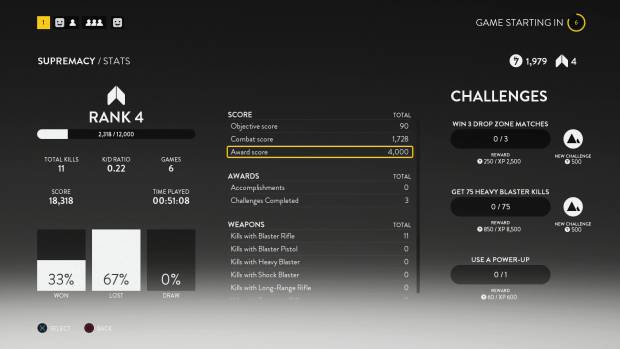 Nach den Partien gibt es eine übersichtliche Abrechnung. (Screenshot: Golem.de)