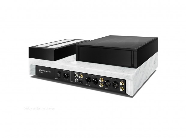 Orpheus HE 1060 und Röhrenverstärker HEV 1060 (Bild: Sennheiser)