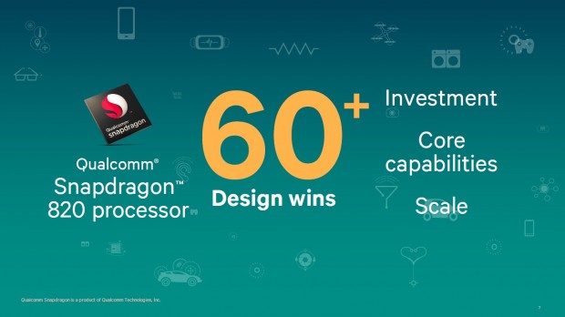 Das SoC soll &uuml;ber 60 Design Wins haben. (Bild: Qualcomm)